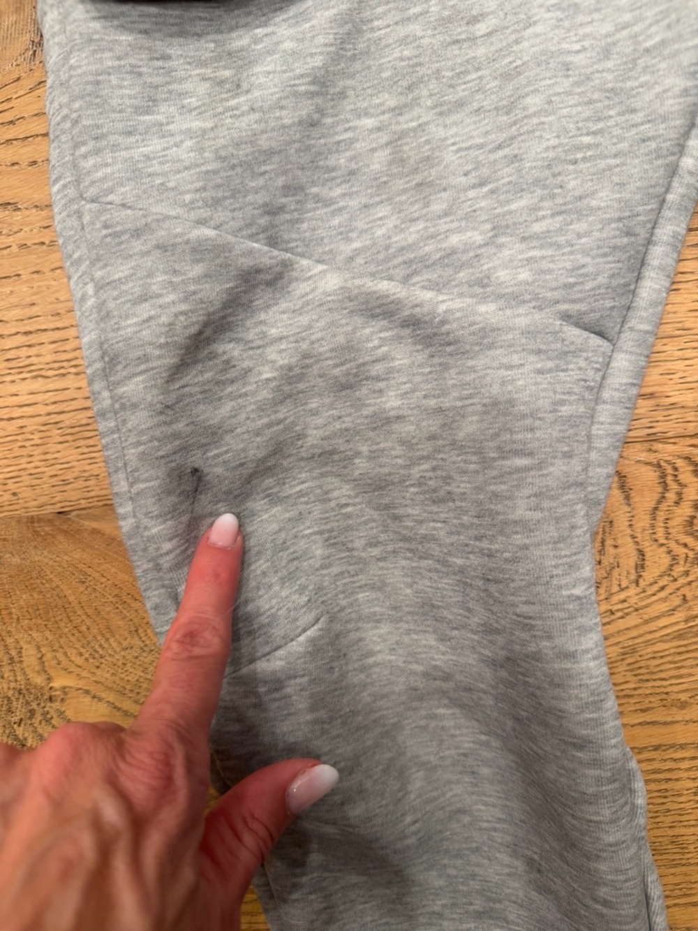 Nike Tech Kids Gray Hooded Sweatshirt & Jogger Set with Black Trim - Picture 2 of 3